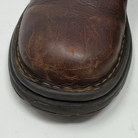 Born Cabot Fisherman Mules Sandals Mens 9.5 Brown Leather Handcrafted Shoes - Picture 7 of 16